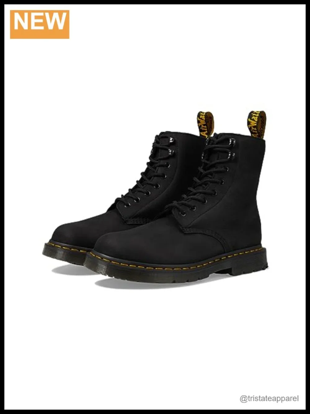 Women's Water-Resistant Leather Snow Boots with Fleece Lining and Wintergrip